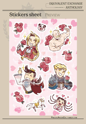 Stickers sheet (FMA) - 2021