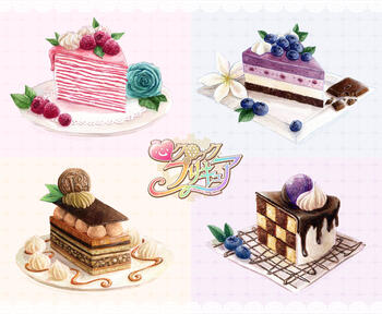 Kokoro Cakes (Kokoro Clock Precure)