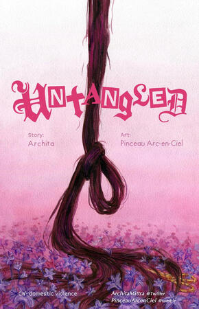 Untangled (script by Archita) cover ‼️CW: domestic abuse‼️